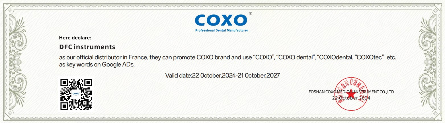 Certificat COXO